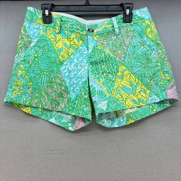 Lilly Pulitzer Pants - Lilly Pulitzer The Callahan Short 'It's Always Summer Somewhere' Print Size 4